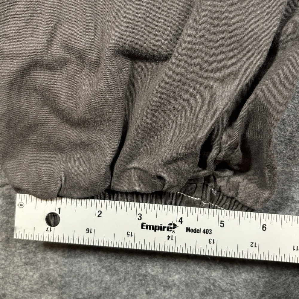 Rachel Paige Cargo Jogger Pants Womens Medium Gray Contrast Stitch Utility - Picture 9 of 9